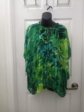 NWT CHAUS Sheer Blouse